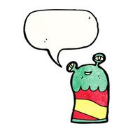 cartoon friendly alien N4