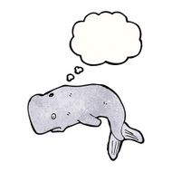 Cartoon Whale N105