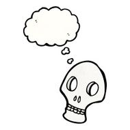 Cartoon Skull N101