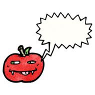 talking apple cartoon N4