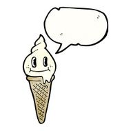 Ice Cream Cartoon Character N20
