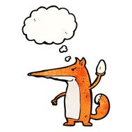 cartoon fox throwing egg N2