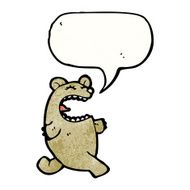 crazy cartoon bear N6