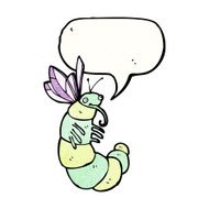 cartoon funny fat butterfly N3