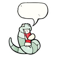 funny cartoon snake N85