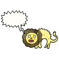 Cartoon Lion N134