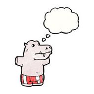 Cartoon Hippo N20