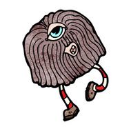 cartoon dancing monster N9