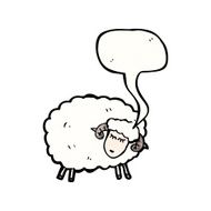 Cartoon Sheep N49