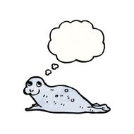 cartoon seal pup N4