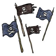 cartoon pirate flags N2