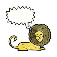 Cartoon Lion N135