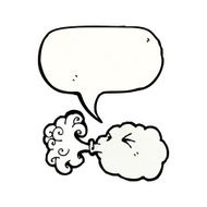cloud with speech bubble cartoon N4