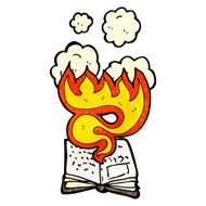 magic spell book cartoon N3