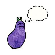 eggplant cartoon character N2