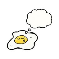 fried egg cartoon character N3