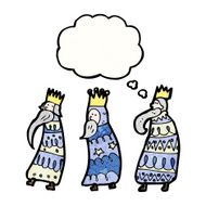 three kings cartoon
