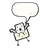 letter with speech bubble cartoon N7
