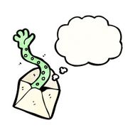 cartoon spooky letter N2