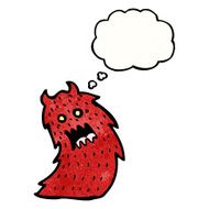 Cartoon monster N159
