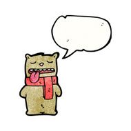 Cartoon funny bear N11