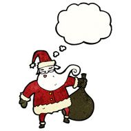 santa claus with thought bubble N7