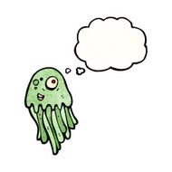 Cartoon Jellyfish N105