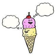 Ice Cream Cartoon Character N23