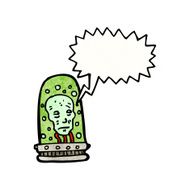 head in jar cartoon N6