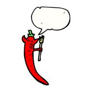 cartoon chili pepper N28