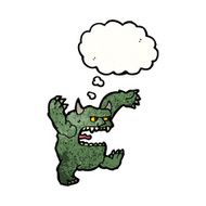 Cartoon monster N161