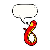 snake with speech bubble N2