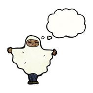 cartoon ghost costume N32