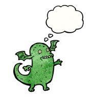Cartoon monster N162