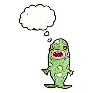 cartoon monster fish N2