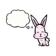 Cartoon little rabbit N15