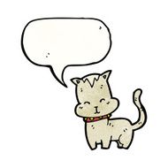 cartoon little cat N13