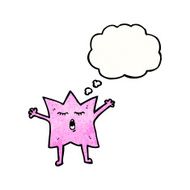 cartoon star with speech bubble N15