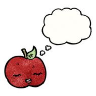 apple with thought bubble N3