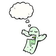 spooky ghost cartoon N42