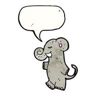 funny cartoon elephant N11