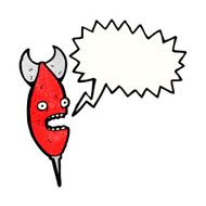 cartoon bomb with speech bubble N20