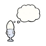 egg in eggcup cartoon N4