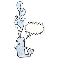 cartoon squirting dolphin N2