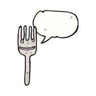 cartoon fork N50