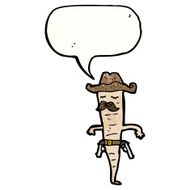 cartoon vegetable cowboy N2