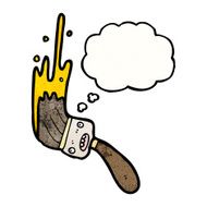 paintbrush with thought bubble N2