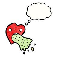 love sick heart cartoon N10