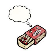 cartoon matchstick box N2