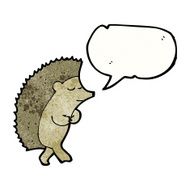 Cartoon Hedgehog N46